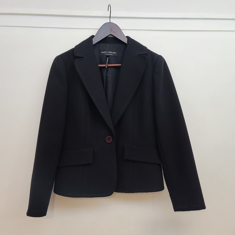 Sandra Angelozzi Couture Black Blazer